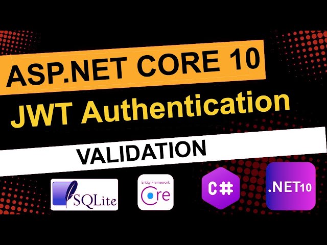 JWT Authentication in .NET 10  Full Course Access Tokens