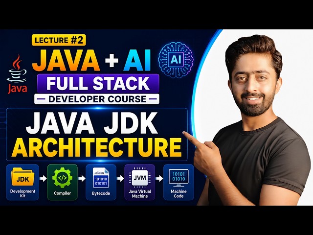 How Java Works Internally? JDK, JRE, JVM, JIT Compiler Explained | Java Full Course 2026 #2