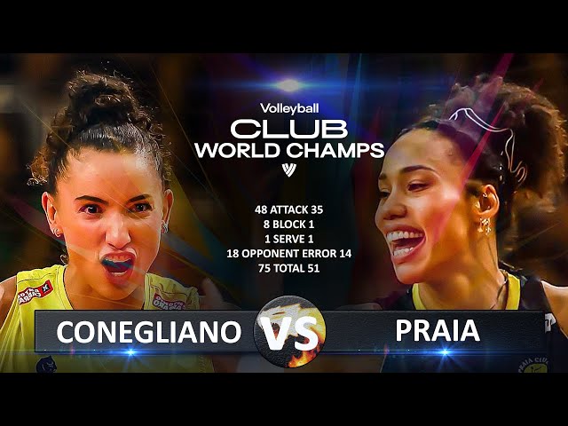 Conegliano (Italy) vs Praia (Brazil) | Volleyball Club World Championship 2025