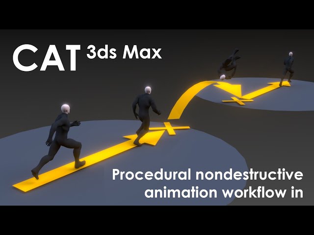Procedural nondestructive animation workflow in 3ds Max that you don't think about. No mocap, no AI.