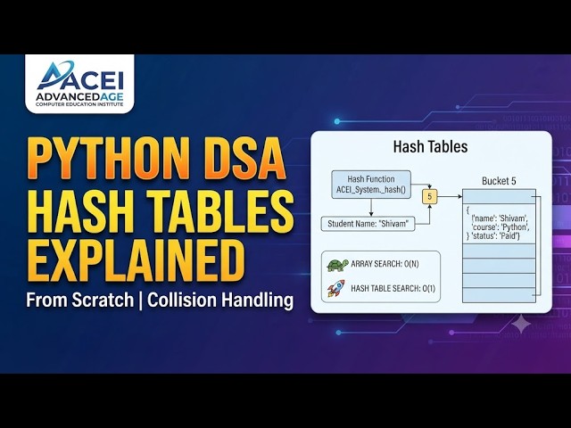 #aceicomputer"Build Your Own Hash Table in Python: Step-by-Step Guide"