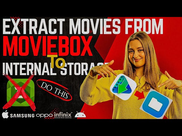TRANSFER MOVIES FROM MOVIEBOX TO INTERNAL STORAGE WITHOUT ZARCHIEVER...... DO THIS INSTEAD ✅