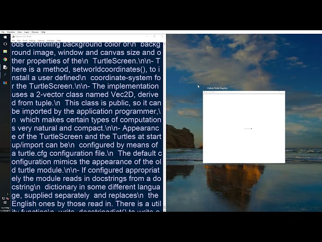 Python turtles or drawing stuff [3.6]