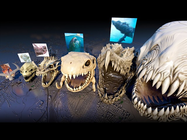 Monster Skull 3D Size Comparison | WORLD EATER VS SCP 169