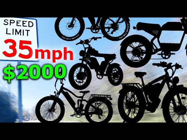 Top 35mph E-Bikes for Only $2000 Dollars *2024