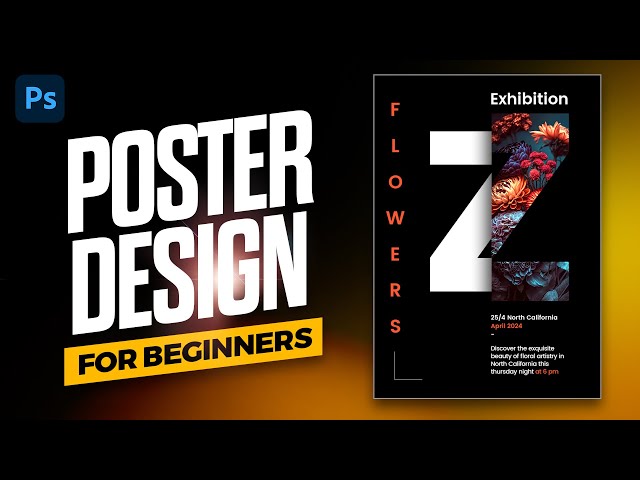 Poster Design Photoshop Tutorial for Beginners !!