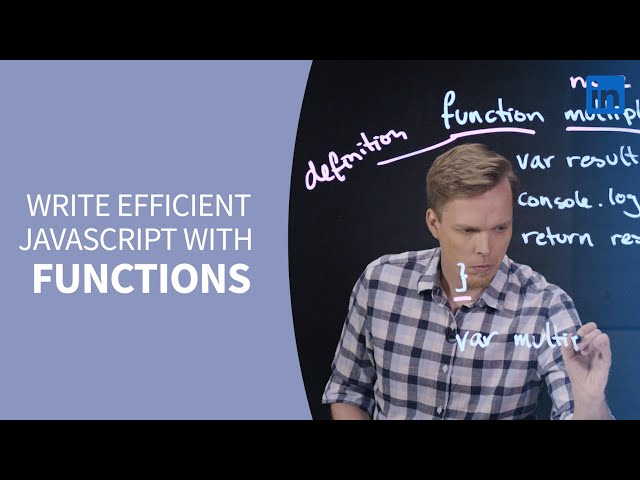 JavaScript Tutorial - Write efficient code with FUNCTIONS