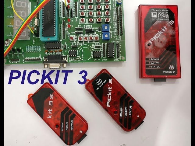Programming PIC Microcontrollers with PICkit 3 - Using MPLABX IDE / IPE