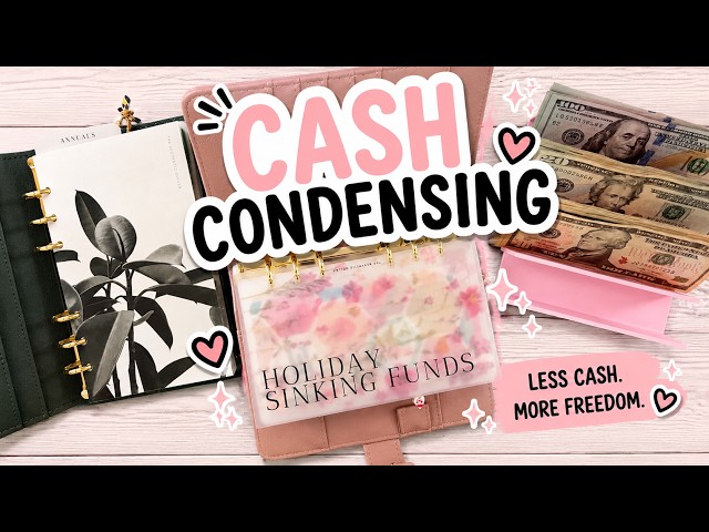 Cash Condensing My Cash Envelopes + Sinking Funds + Savings Challenges