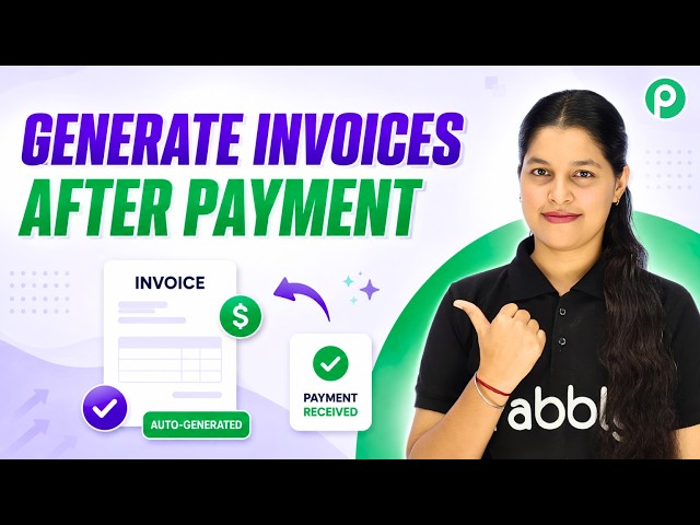 Generate an Invoice Automatically After Every Payment