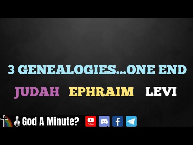 These 3 Genealogies Could Tell Us The When Of The Rapture & 2nd Coming
