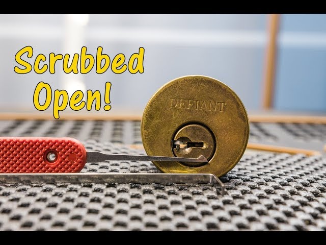 [91] How To Scrub Your First Lock Open With  Half Diamond