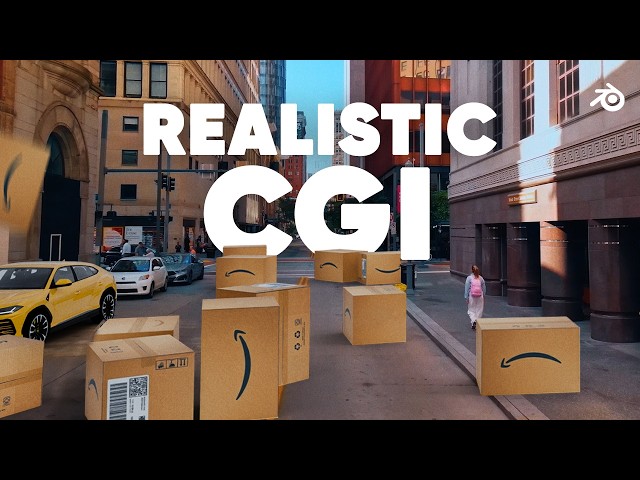 Blender CGI Tutorial – Add Falling Objects to Real Footage (Camera Tracking + Physics)