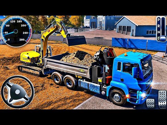 Mega Construction Bridge City Game 3D - Heavy Excavator Driving | Android Gameplay