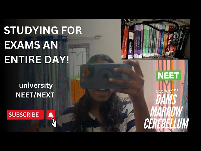 MBBS STUDENT STUDYING FOR EXAMS AT COLLEGE📚 NEET PG/ NEXTPG