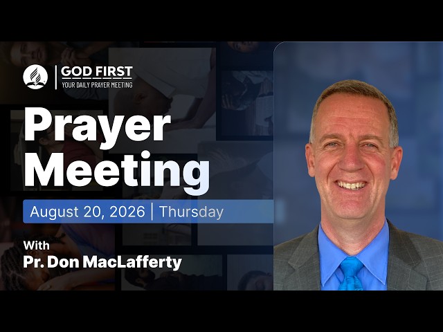 God First: Your Daily Prayer Meeting  #1466