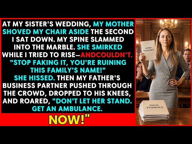 My Mother Pulled My Chair Away—Then My Father's Business Partner Shouted, "Don't Let Her Stand"