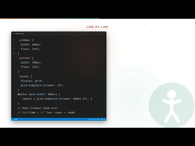 Web Accessibility (a11y) Deep Dive Series: Zoom & Reflow at 400%: WCAG 1.4.10