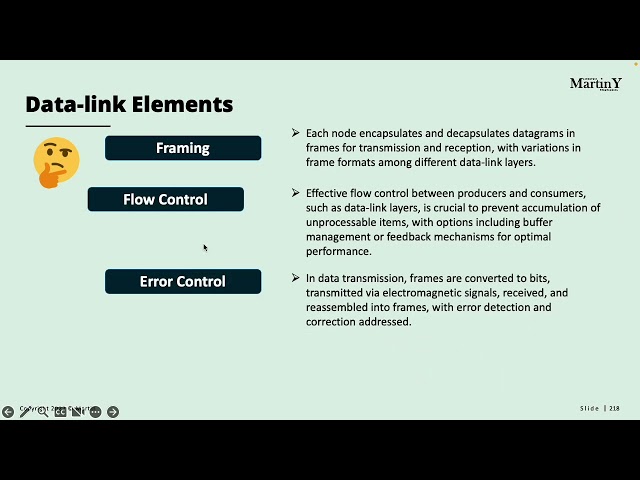 Data Comm & Networking Topic 5: Data-Link Layer