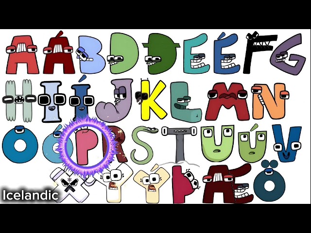 Alphabet lore song different language