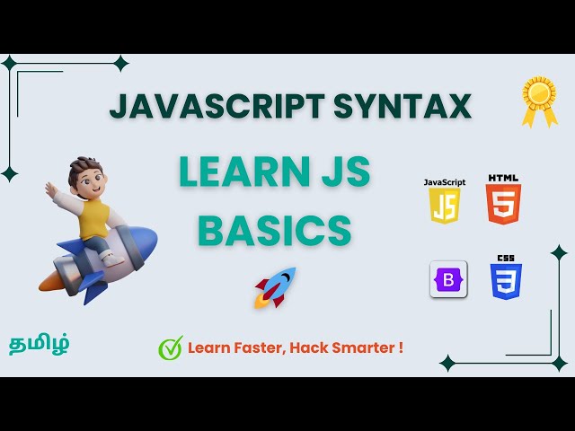 JavaScript Syntax Explained in Tamil | Learn JS Basics 🚀