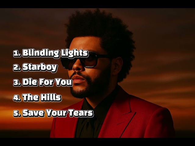 The Weeknd's Top 5 songs on spotify