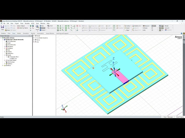 wearbale metasurface antenna using artificial intelligence AI machine learning train cst