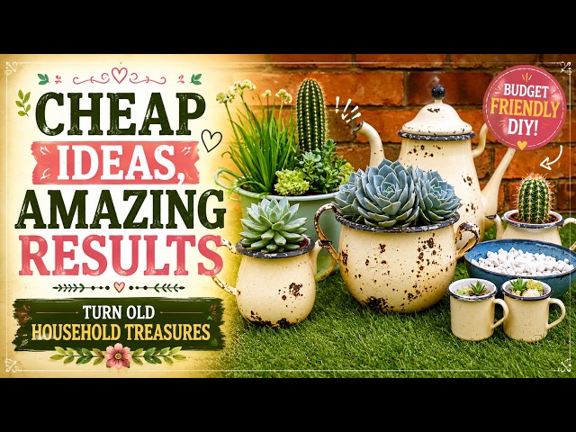 14 Budget Rustic Garden Ideas That Turn Old Household Treasures into Charming Rustic Outdoor Decor