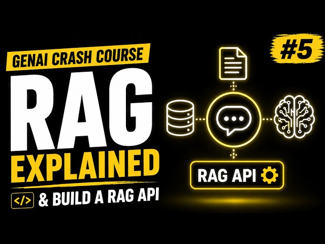 RAG Explained & Build a RAG API with Python