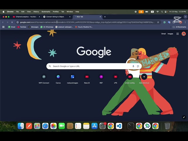 🔥 React Native Creating Home Screen | Customising Header | Profile Icon & Dynamic Icons List