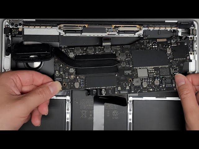 13" Inch 2019 MacBook Pro A2159 Disassembly Logicboard Logic Board Motherboard Liquid Spill Repair
