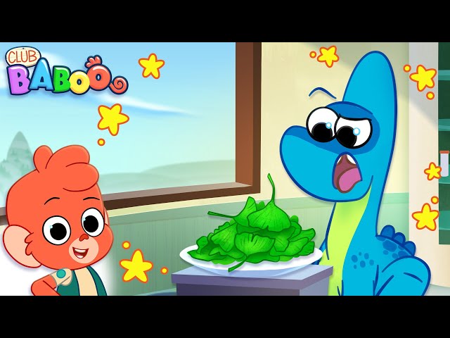 The baby brachiosaurus is a picky eater! | Why are the baby Dinosaurs crying? | They are hungry!