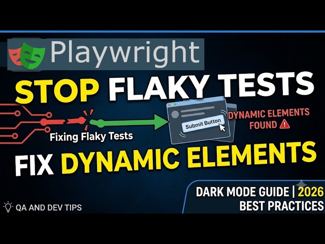 Playwright Dynamic Elements & Flaky Test Fixes: Locators, Timeouts & Strict Mode