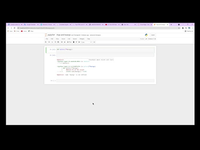 *Args and **Kwargs in Python