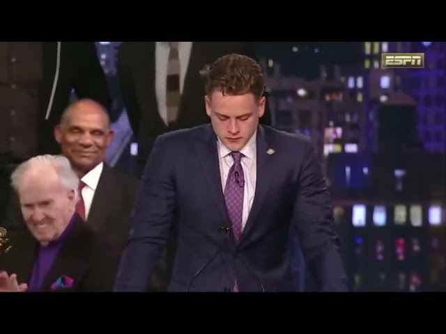 Joe Burrow Speech | 2019 Heisman Trophy Ceremony