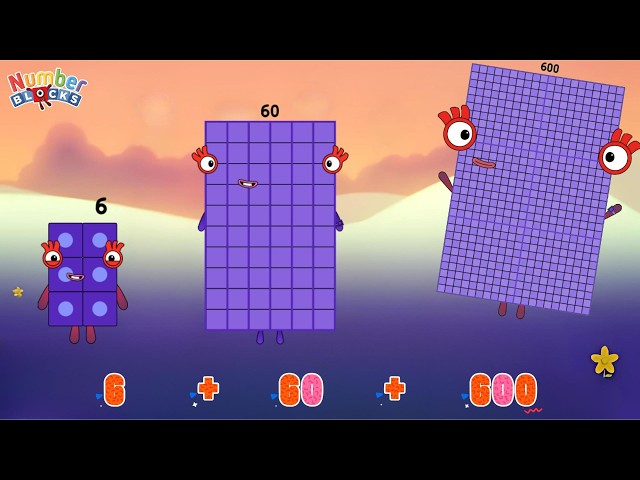 ADD THREE NUMBERBLOCKS FROM SMALL TO BIG NUMBERS | ADDITION | COLORART_ID