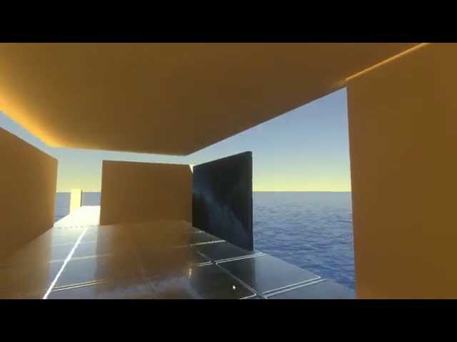 Unity 5 - 100% Physically based shading - demo scene - full day/night - sunset / sunrise