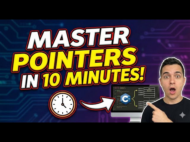 Master Pointers in C in 10 Minutes  Easy Explanation with Programs & Memory Diagrams