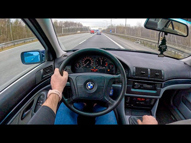 1997 BMW 5 E39 (2.0 520i 150 hp) | POV Test Drive #2632 Joe Black