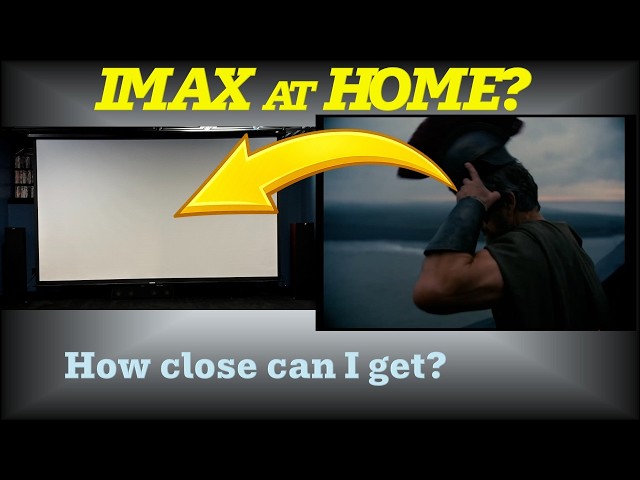 How Close to an IMAX Image can I get at Home? (Plus other movies compared)