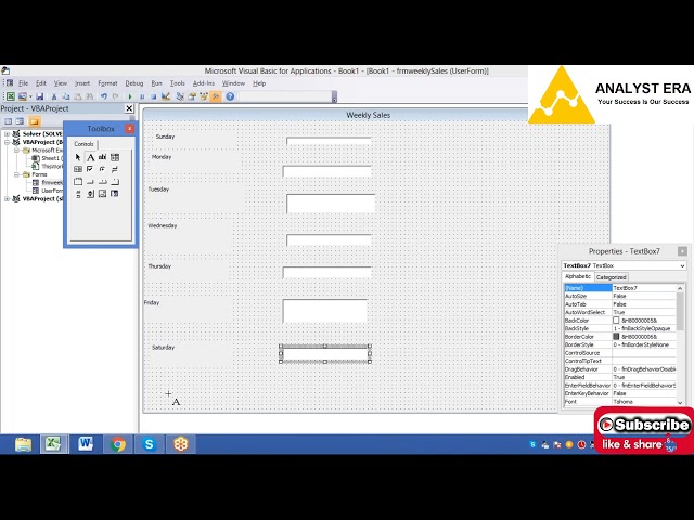 Command Button | Total | VBA | Day 05
