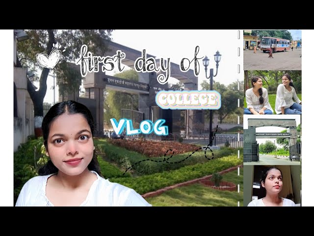 First Day of college || GRWM || RTMNU Campus || Vlog 🤍