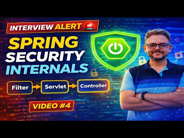 Spring Security Internal Architecture Explained | Part-I | Most Asked Interview Question | Video#4