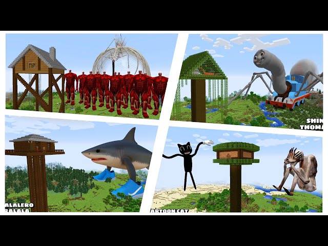 COMPILATION OF BEST SHIN GIANT MONSTERS 3 in Minecraft - Gameplay - Coffin Meme