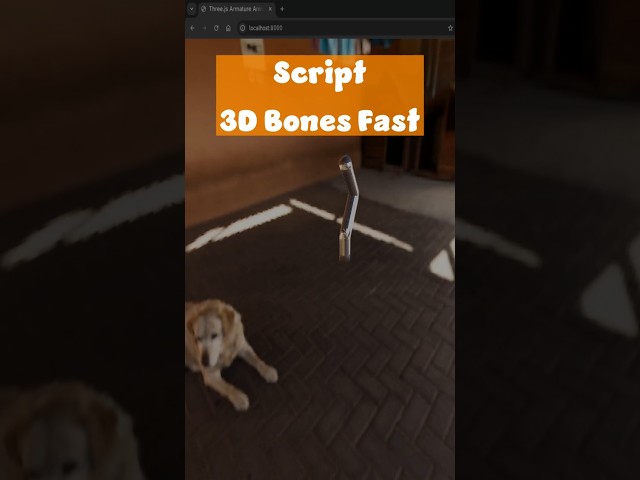 Code Your First 3D Skeleton in Blender!