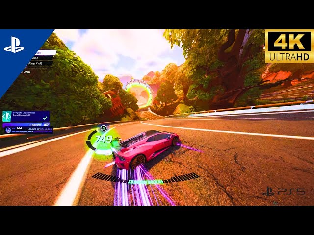 Python New Map in Rocket Racing! Fortnite PS5 Gameplay (4K 60 FPS HDR)