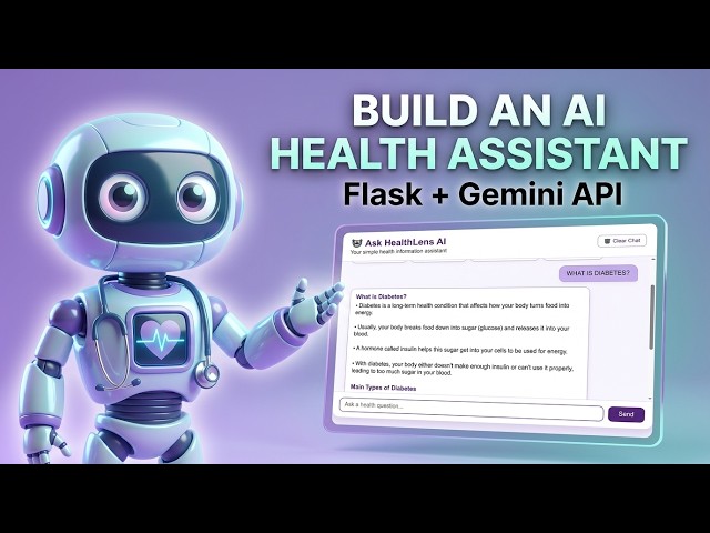 HealthLens 🩺 | AI-Powered Health Information Assistant | Generative AI + Flask + Gemini API