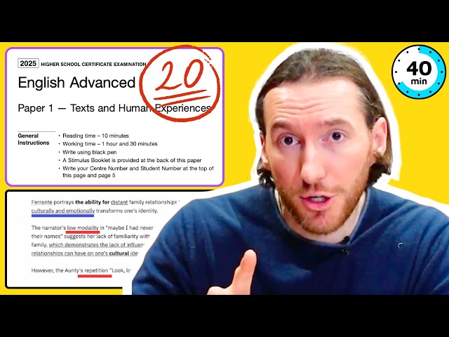 How to get FULL MARKS in Section I - Short Answers for HSC English (2025 Paper Breakdown)