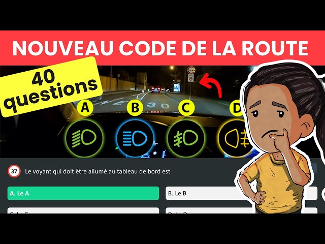 40 QUESTIONS - 2026 Highway Code Test #7