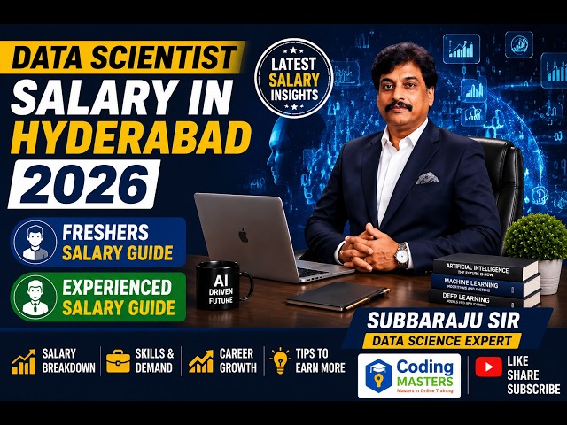 🚀 Data Scientist Salary in Hyderabad 2026 | Freshers & Experienced | Subbaraju Sir